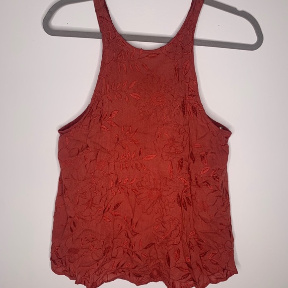Lucy Love Tops - Red halter top